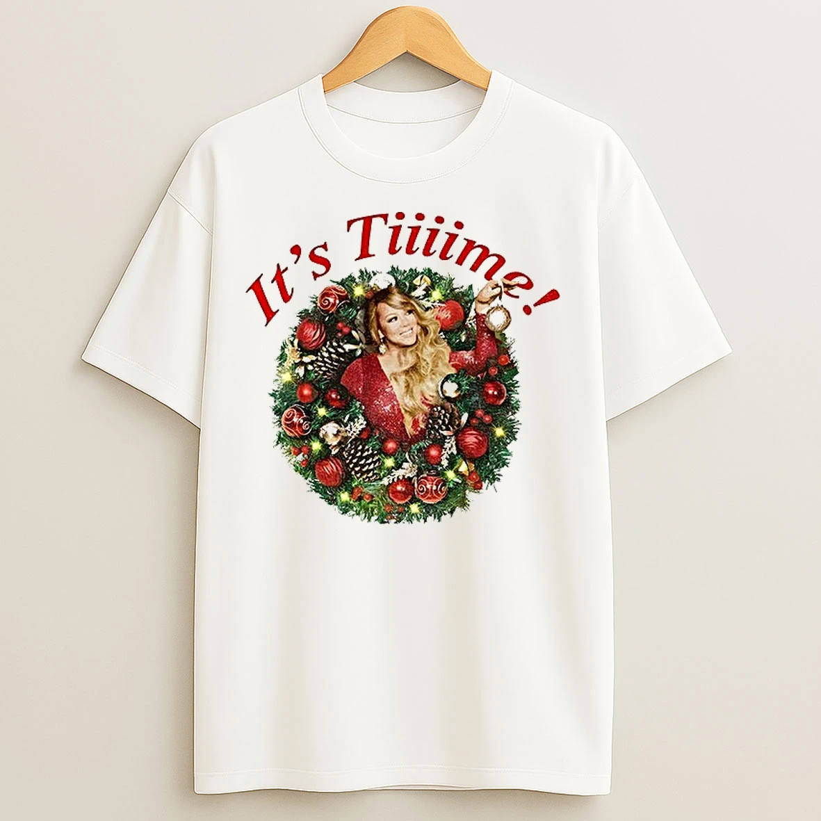 Classic Vintage Mariah Carey Christmas Its Time T Shirts