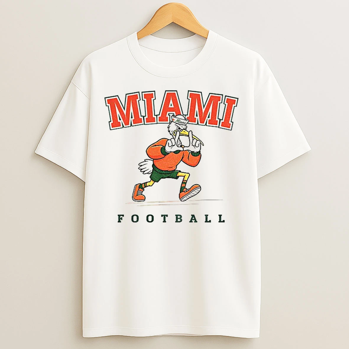 Classic Vintage Miami Canes Football Mascot T Shirts