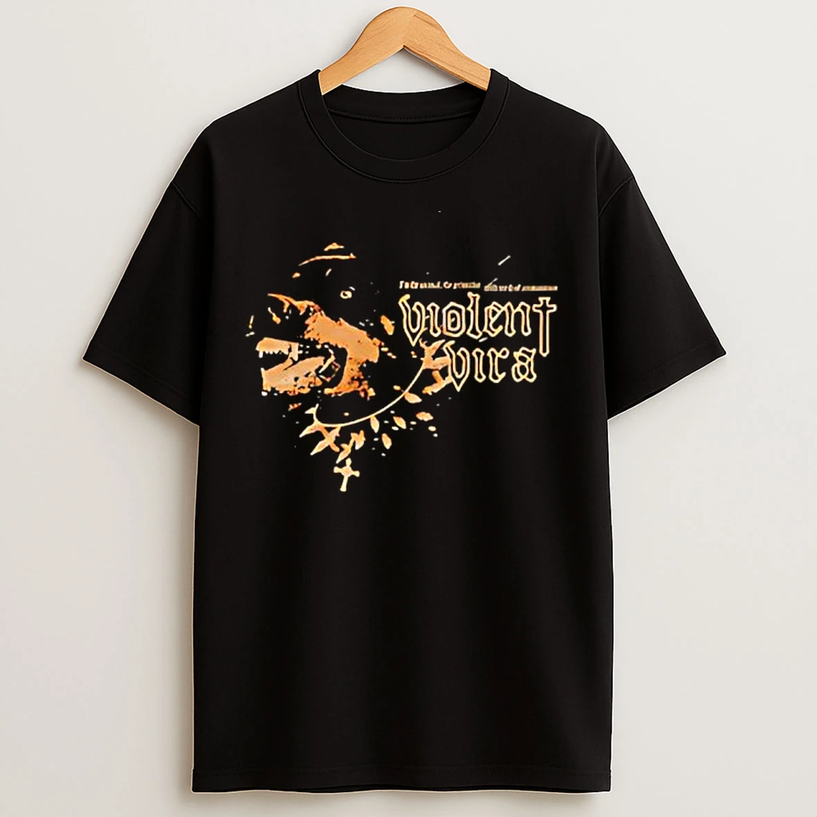 Classic Violent Vira Dog Graphic T Shirts
