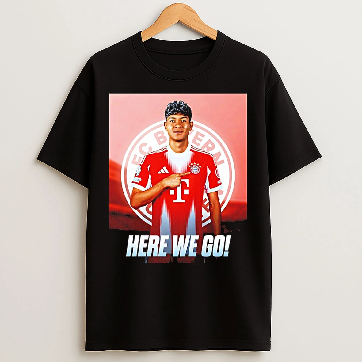 Classic Virgilio Olaya To Bayern Munich Here We Go T Shirts