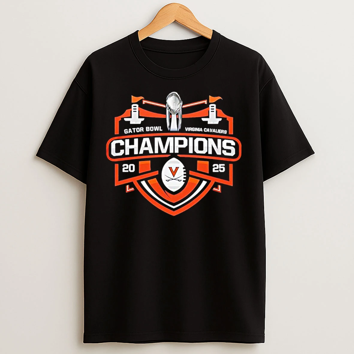 Classic Virginia Cavaliers 2025 Gator Bowl Champions T Shirts