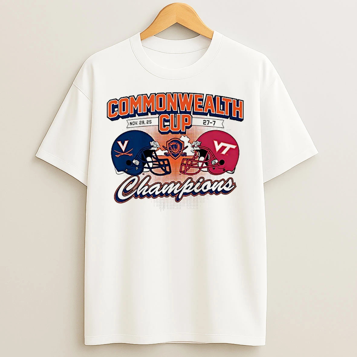 Classic Virginia Cavaliers Commonwealth Cup Winner 2025 T Shirts