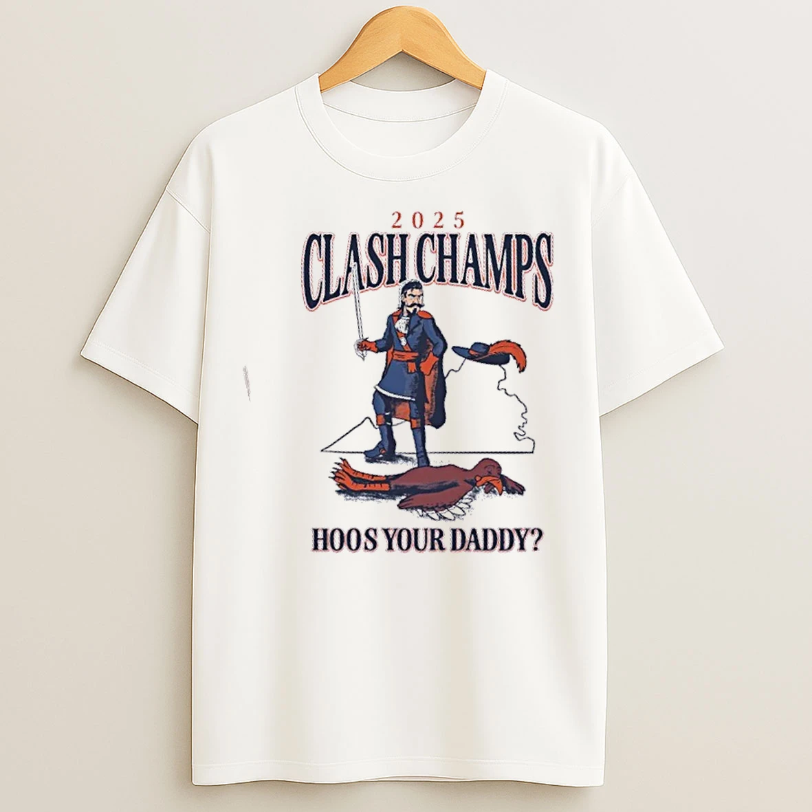 Classic Virginia Cavaliers Beat Virginia Tech Clash 2025 Champs Hoos Your Daddy T Shirts
