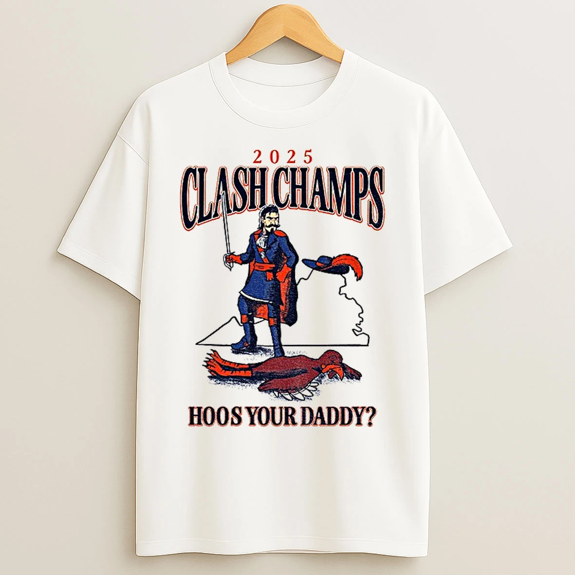Classic Virginia Cavaliers Beat Virginia Tech Hokies Champs Hoos Your Daddy 2025 T Shirts
