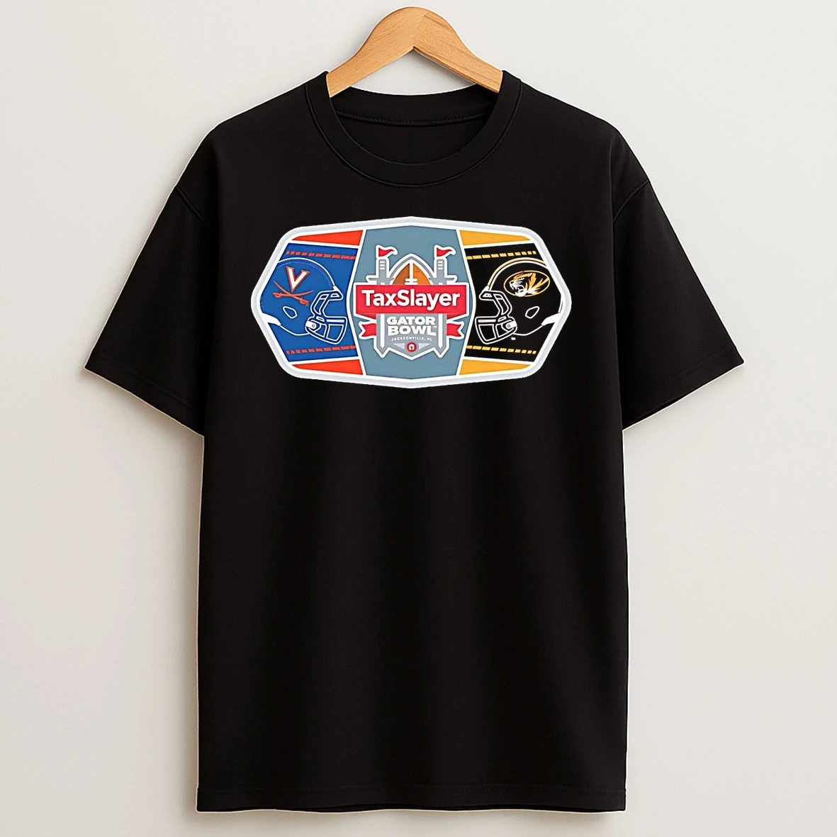 Classic Virginia Cavaliers Vs Missouri Tigers 2025 Taxslayer Gator Bowl Head To Head T Shirts