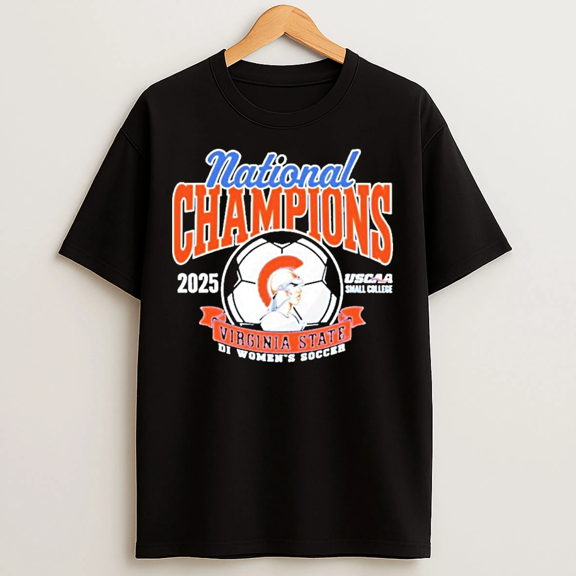 Classic Virginia State University Womens Soccer 2025 Uscaa National Champions T Shirts
