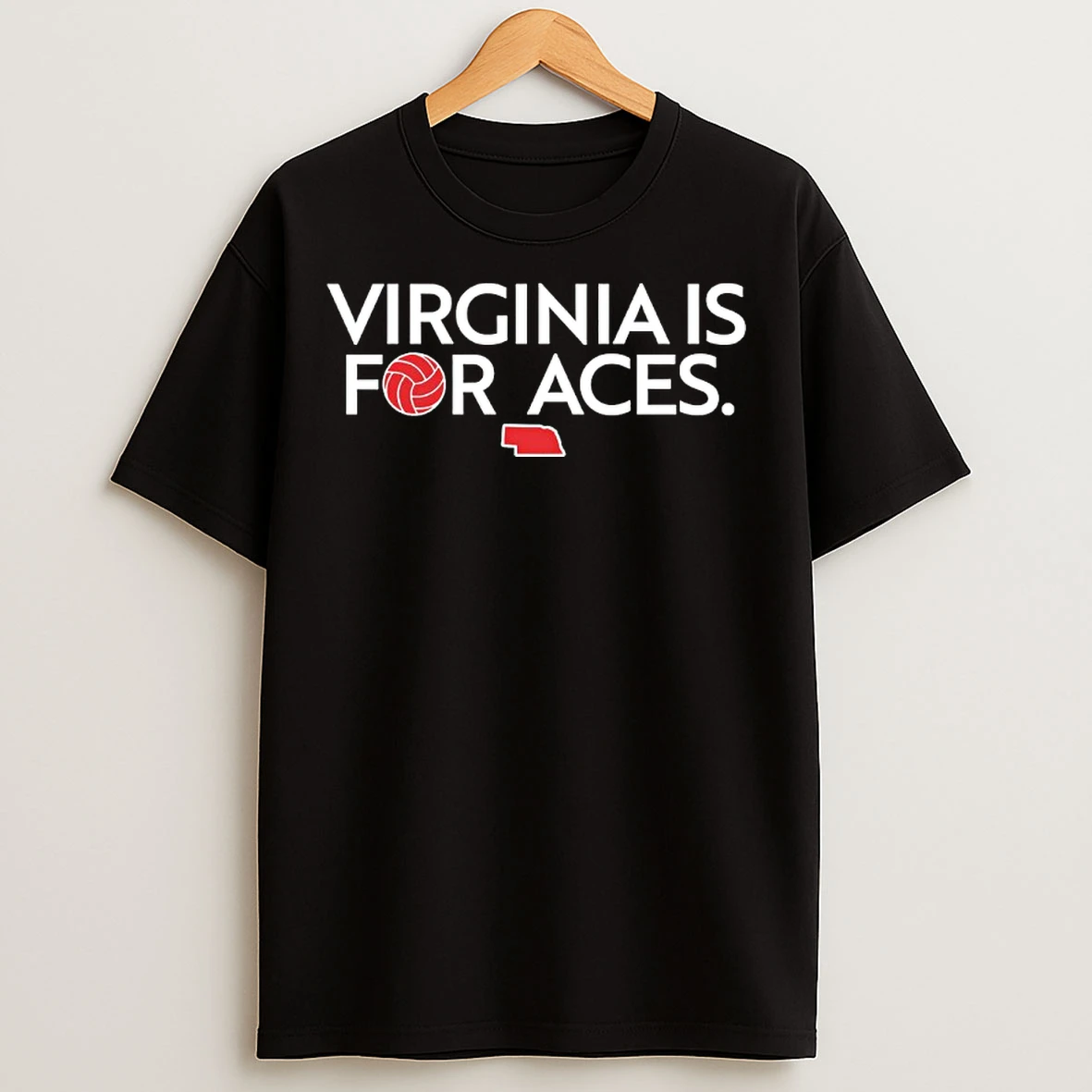 Classic Virginia Is For Aces Nebraska Womens Volleyball T Shirts