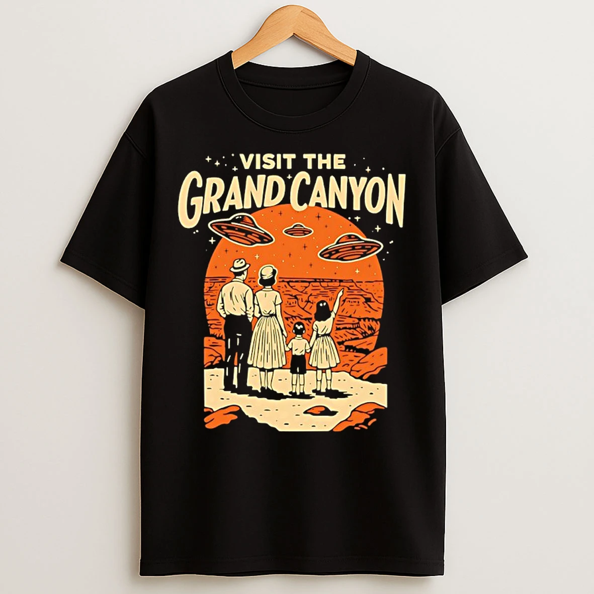 Classic Visit The Grand Canyon Ufo T Shirts