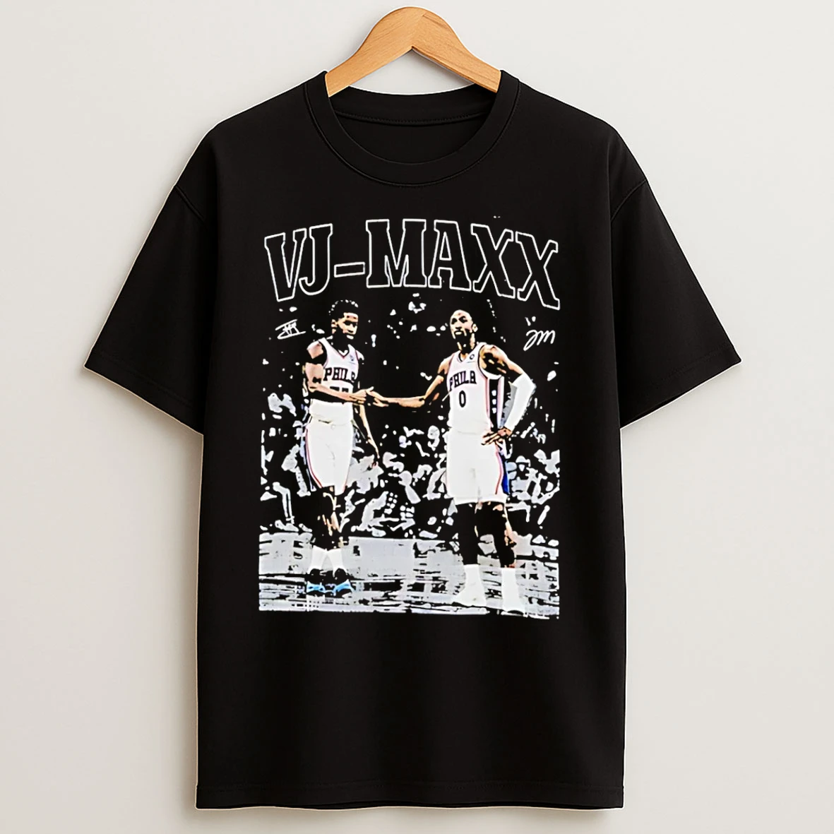 Classic Vj Maxx Edgecombe And Tyrese Maxey Vintage T Shirts