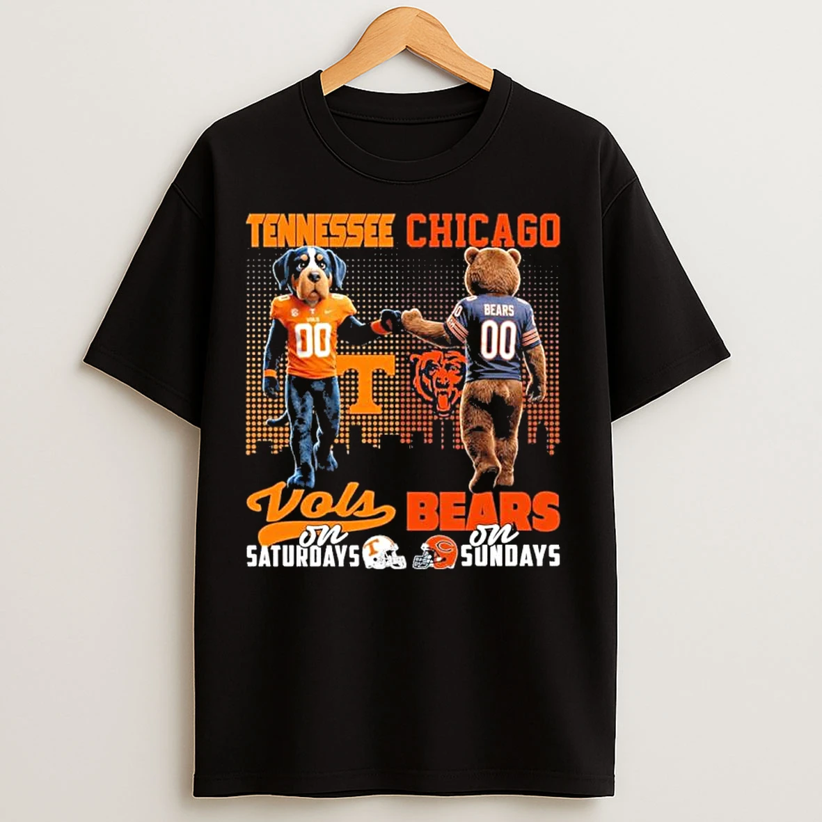 Classic Vols Vs Bears Mascot On Saturdays And On Sundays T Shirts