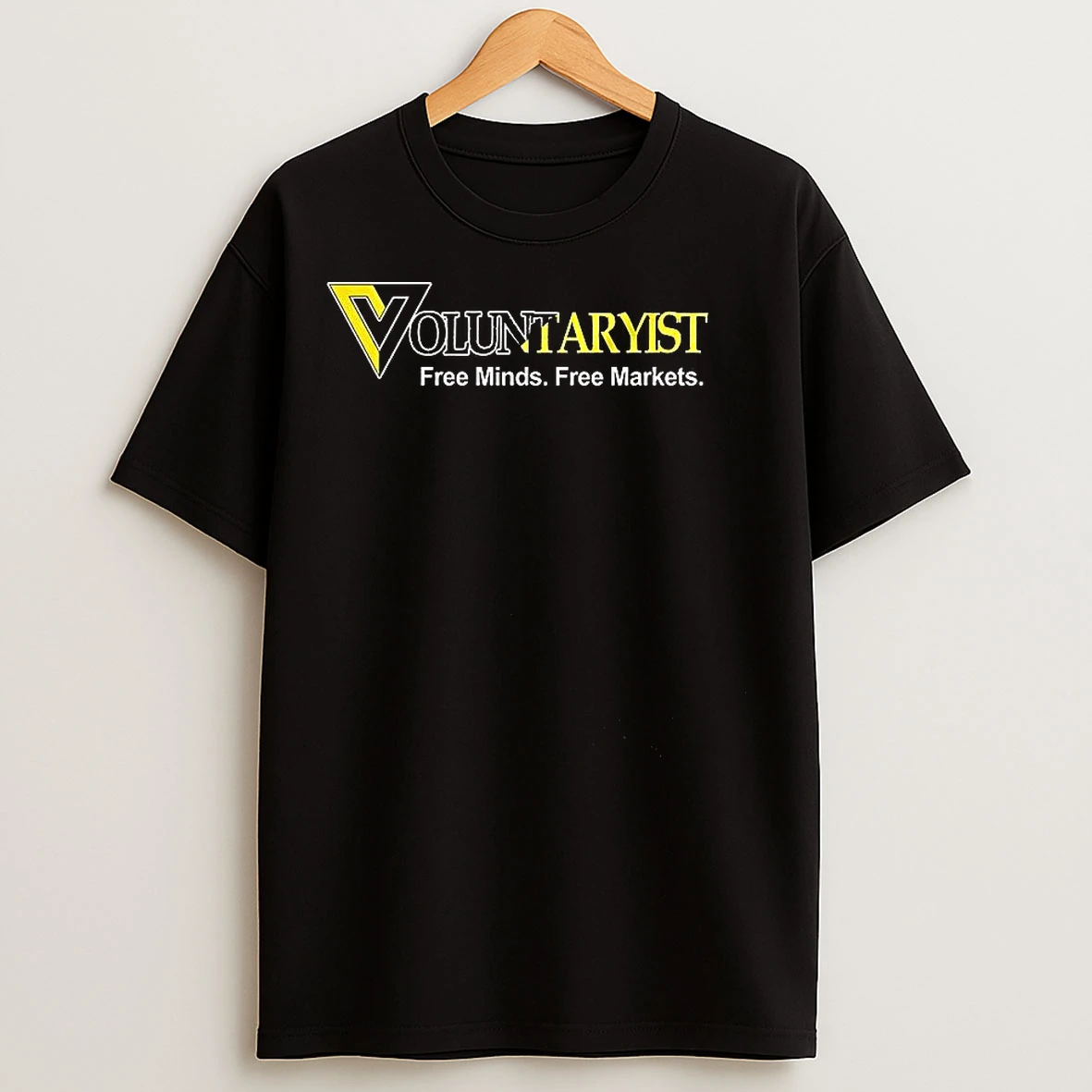 Classic Voluntaryist Free Minds Free Markets T Shirts