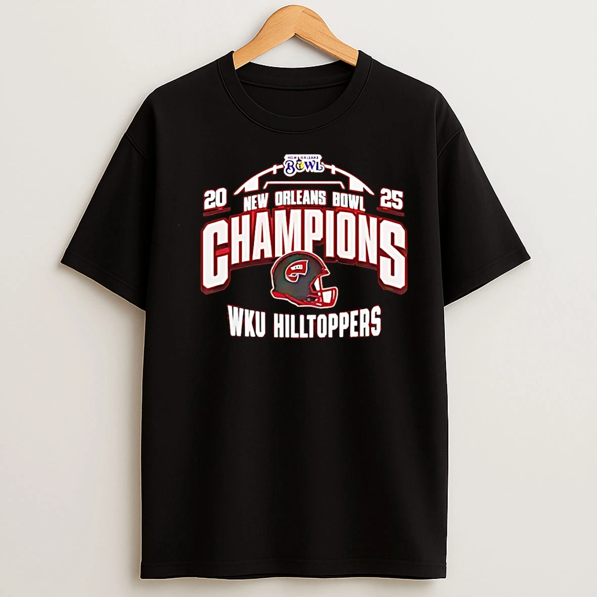 Classic Wku Hilltoppers 2025 New Orleans Bowl Champions T Shirts