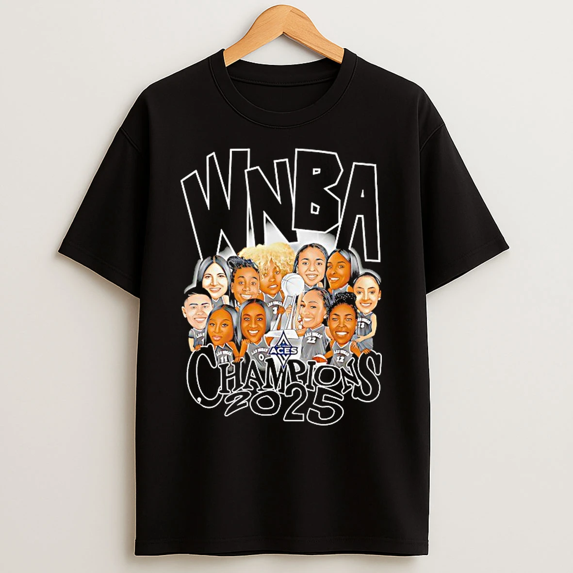 Classic Wnba Las Vegas Aces Champions 2025 T Shirts