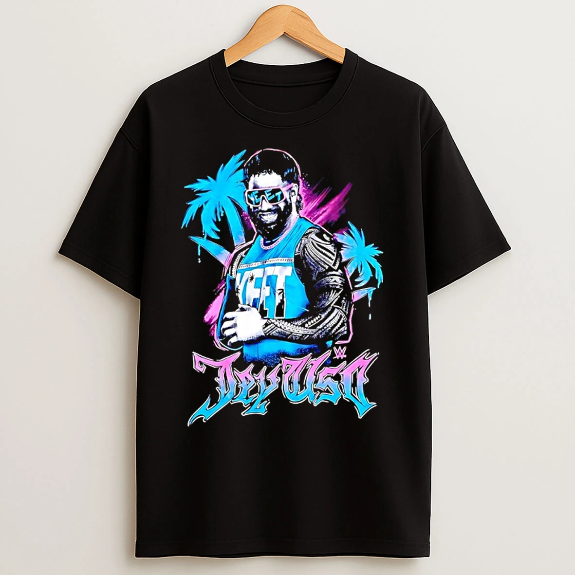 Classic Wwe Jay Uso Palm Trees T Shirts