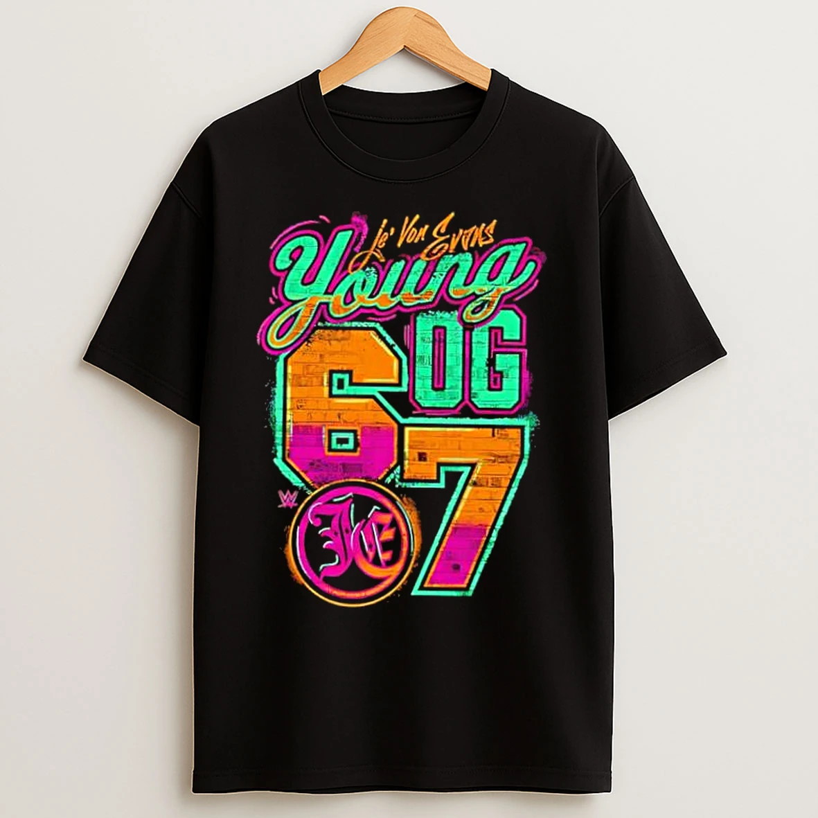 Classic Wwe Jevon Evans Young Og 67 Pride T Shirts