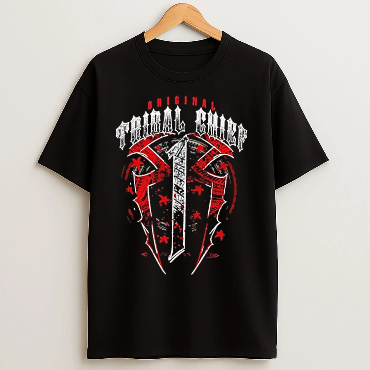 Classic Wwe Roman Reigns Raw Otc1 Tribal Chief Logo T Shirts