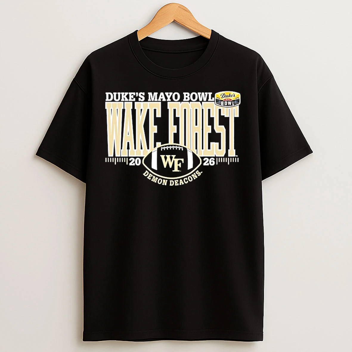 Classic Wake Forest Demon Deacons Dukes Mayo Bowl 2026 T Shirts