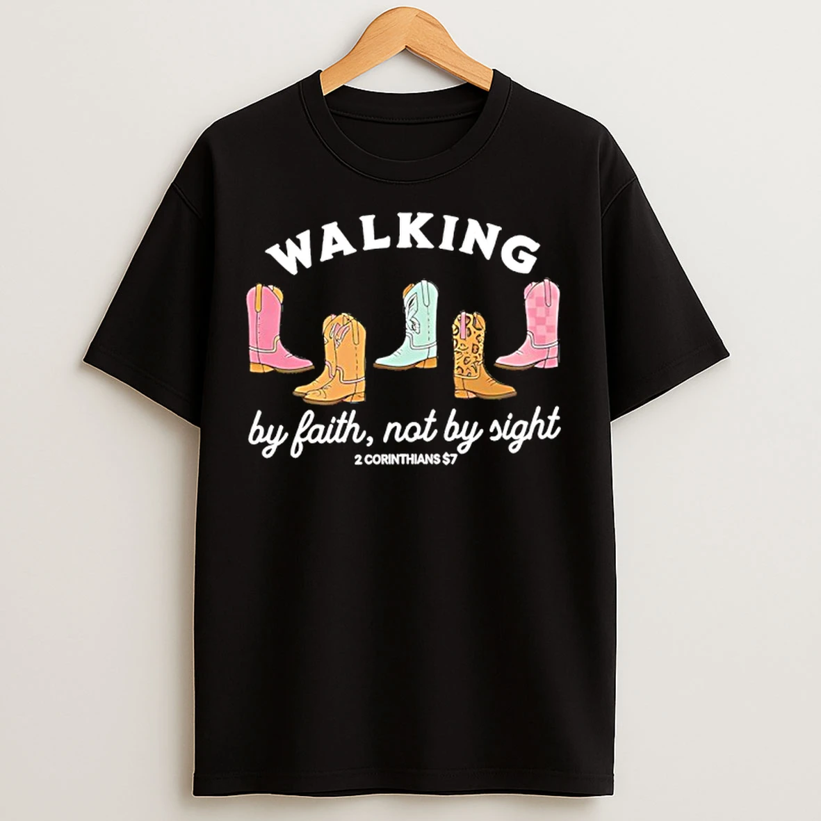 Classic Walking By Faith Not By Sight T Shirts