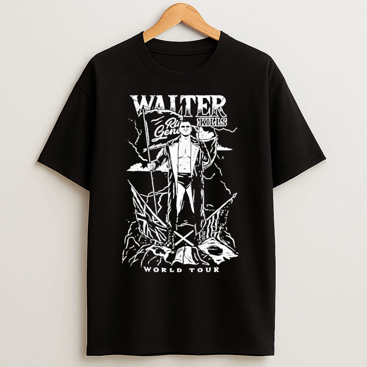 Classic Walter Ring General Kills World Tour Graphic T Shirts