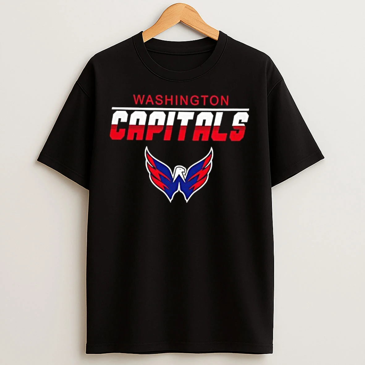 Classic Washington Capitals Team Logo Youth Black Stylish T Shirts