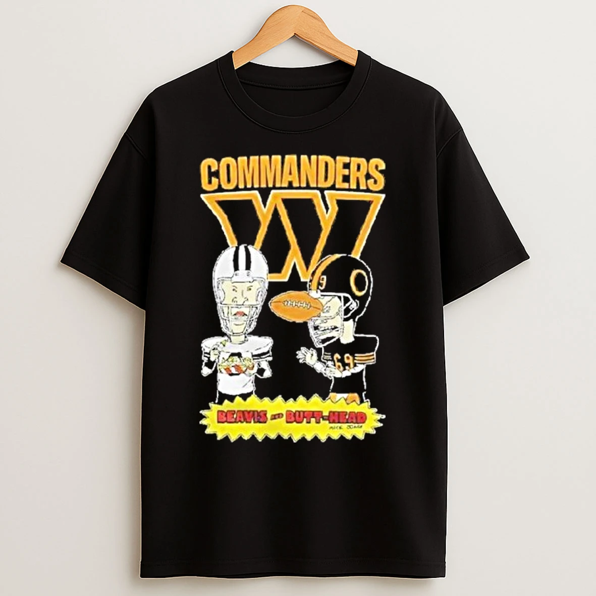 Classic Washington Commanders Beavis And Butt Head 2025 T Shirts