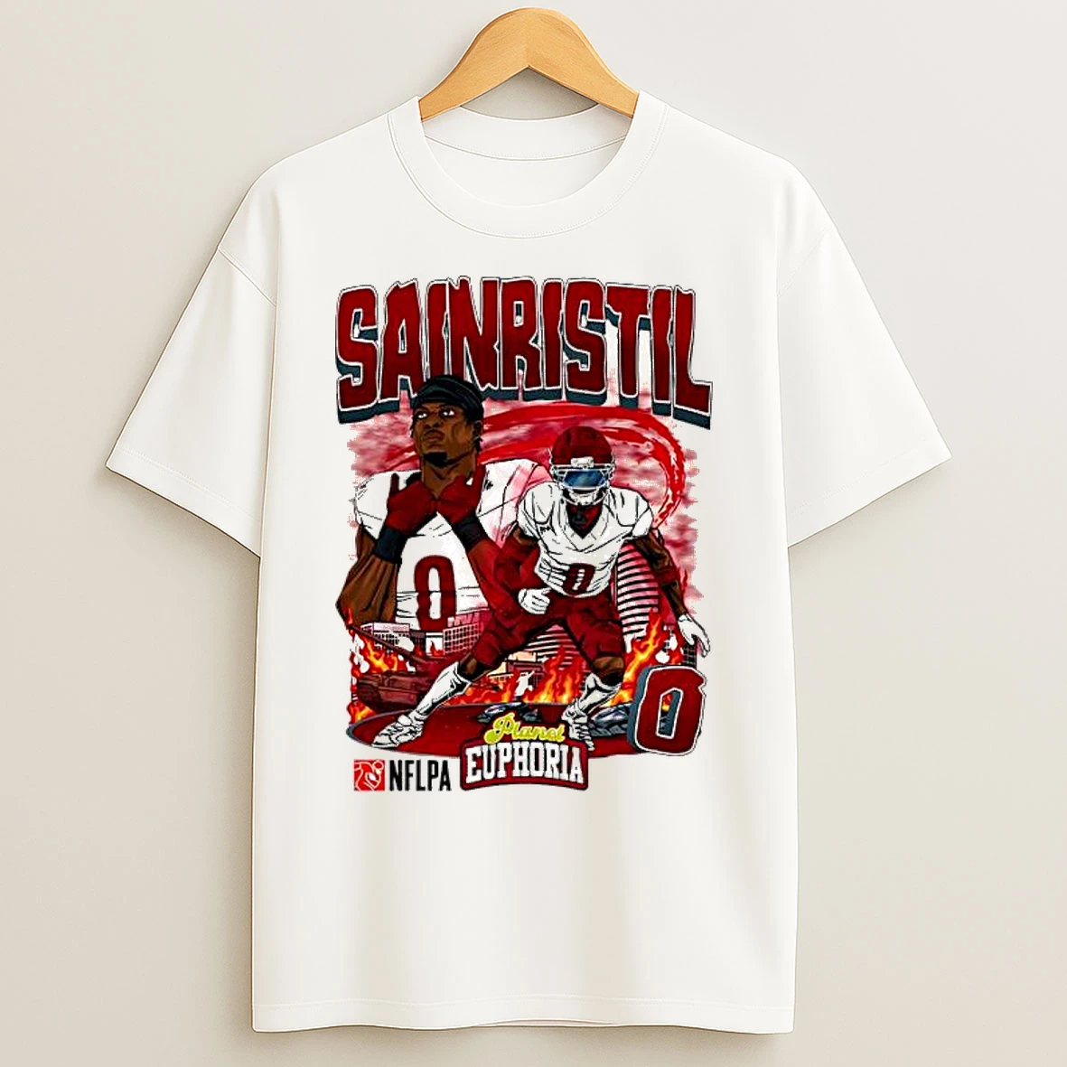 Classic Washington Commanders Mike Sainristil Football Player City Graphic T Shirts