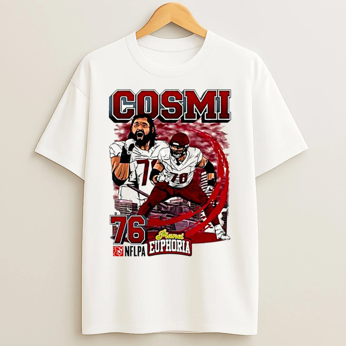 Classic Washington Commanders Sam Cosmi Football Player City Graphic T Shirts