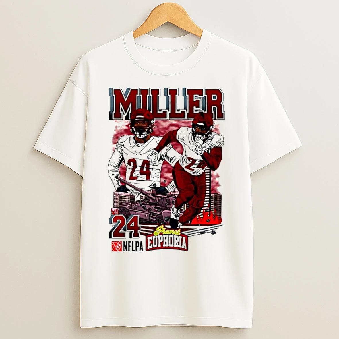 Classic Washington Commanders Von Miller Football Player City Graphic T Shirts