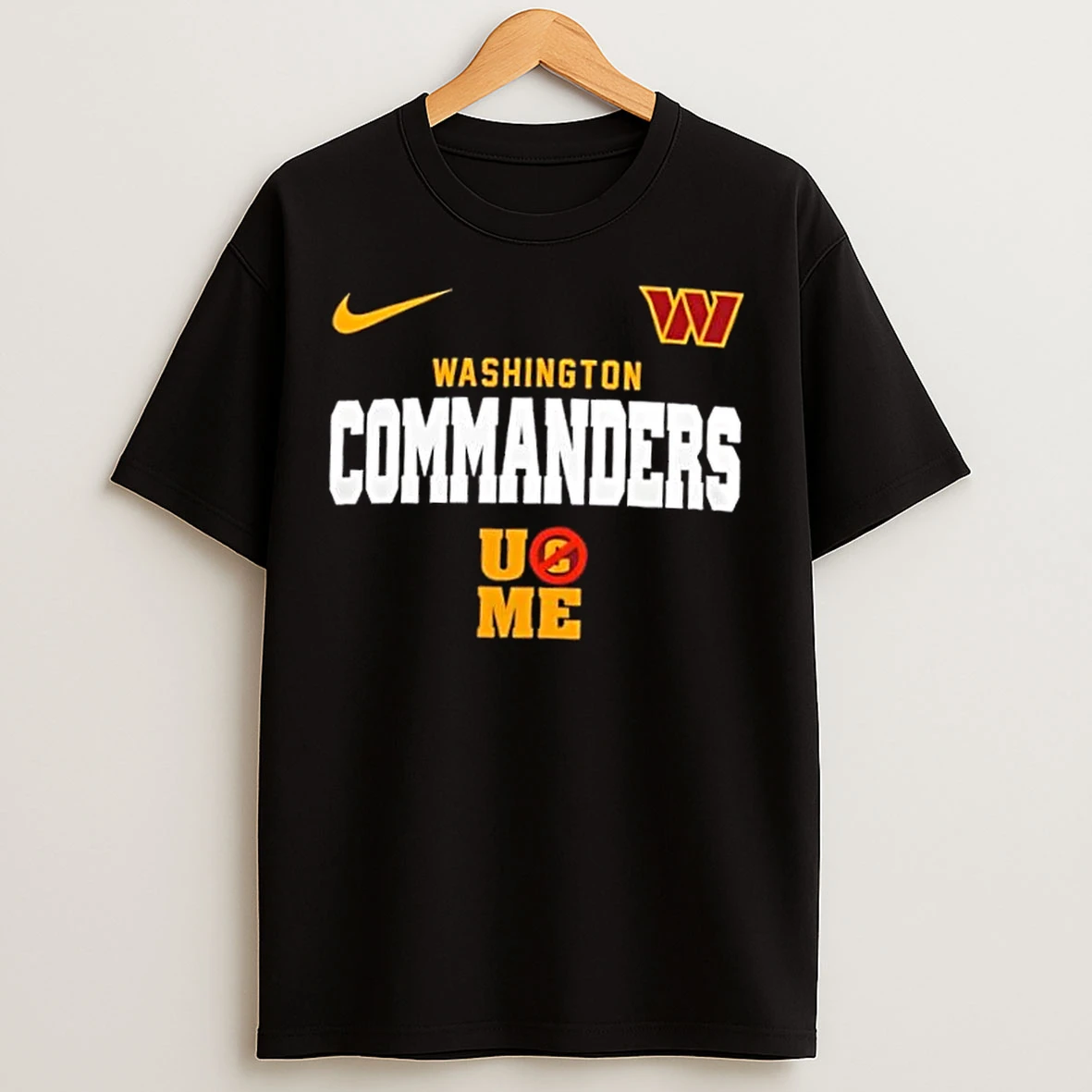 Classic Washington Commanders X Ucme John Cena Never Give Up T Shirts