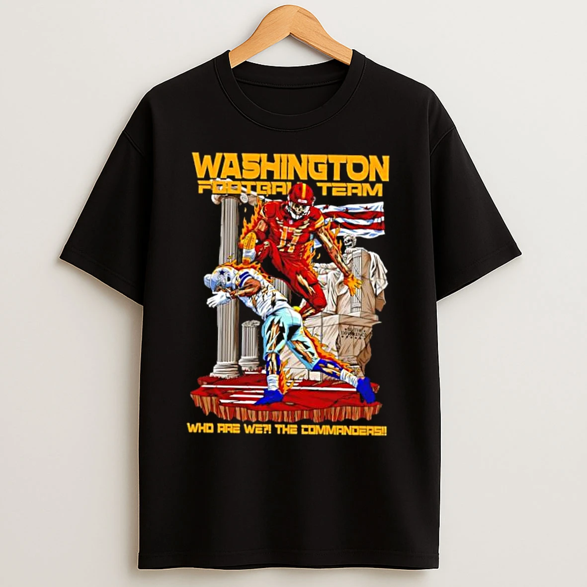 Classic Washington Football Team Who Are We The Commanders T Shirts