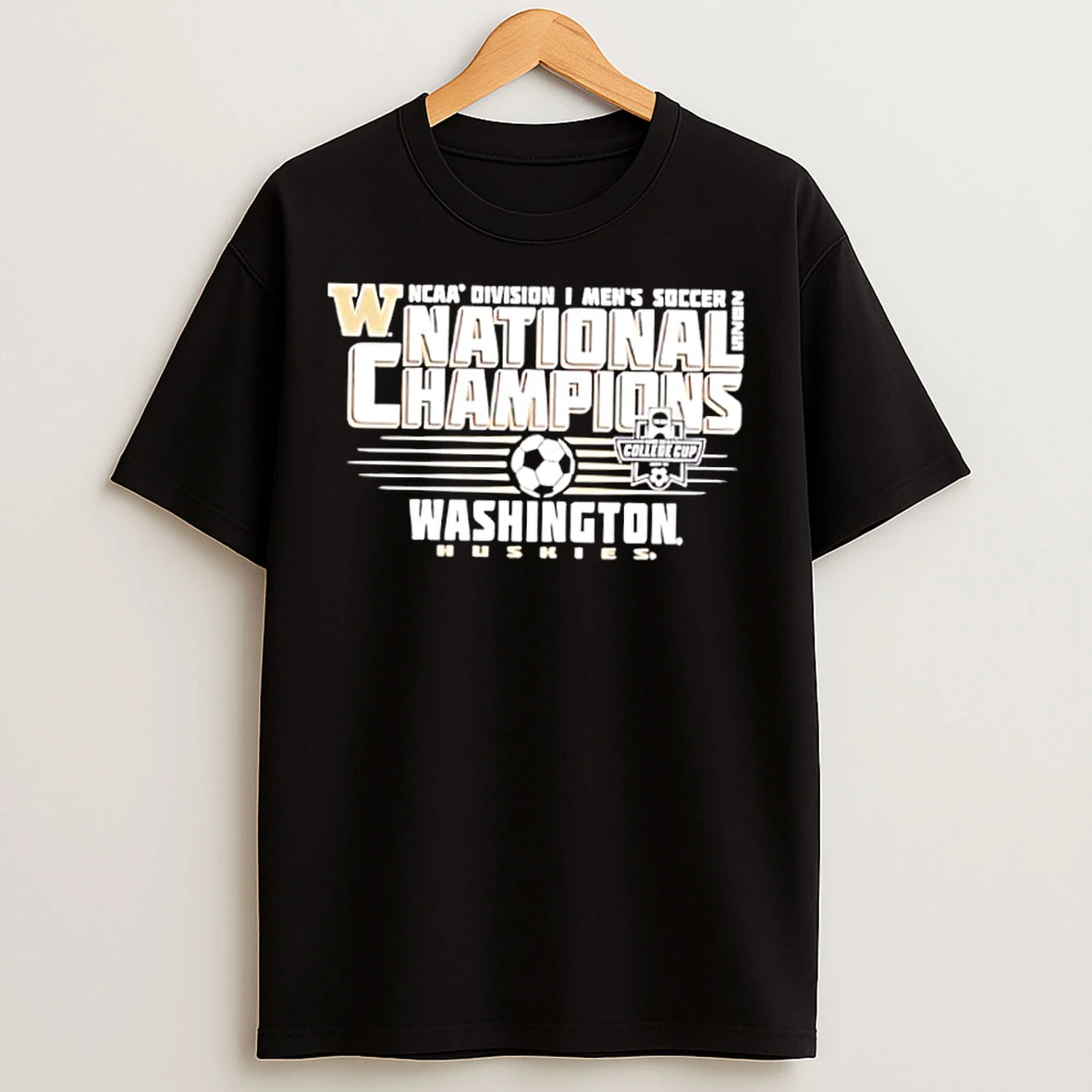 Classic Washington Huskies 2025 Ncaa D1 Mens Soccer National Champions T Shirts