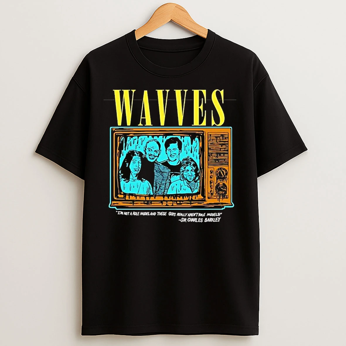 Classic Wavves Im Not A Role Model Sir Charles Barkley T Shirts