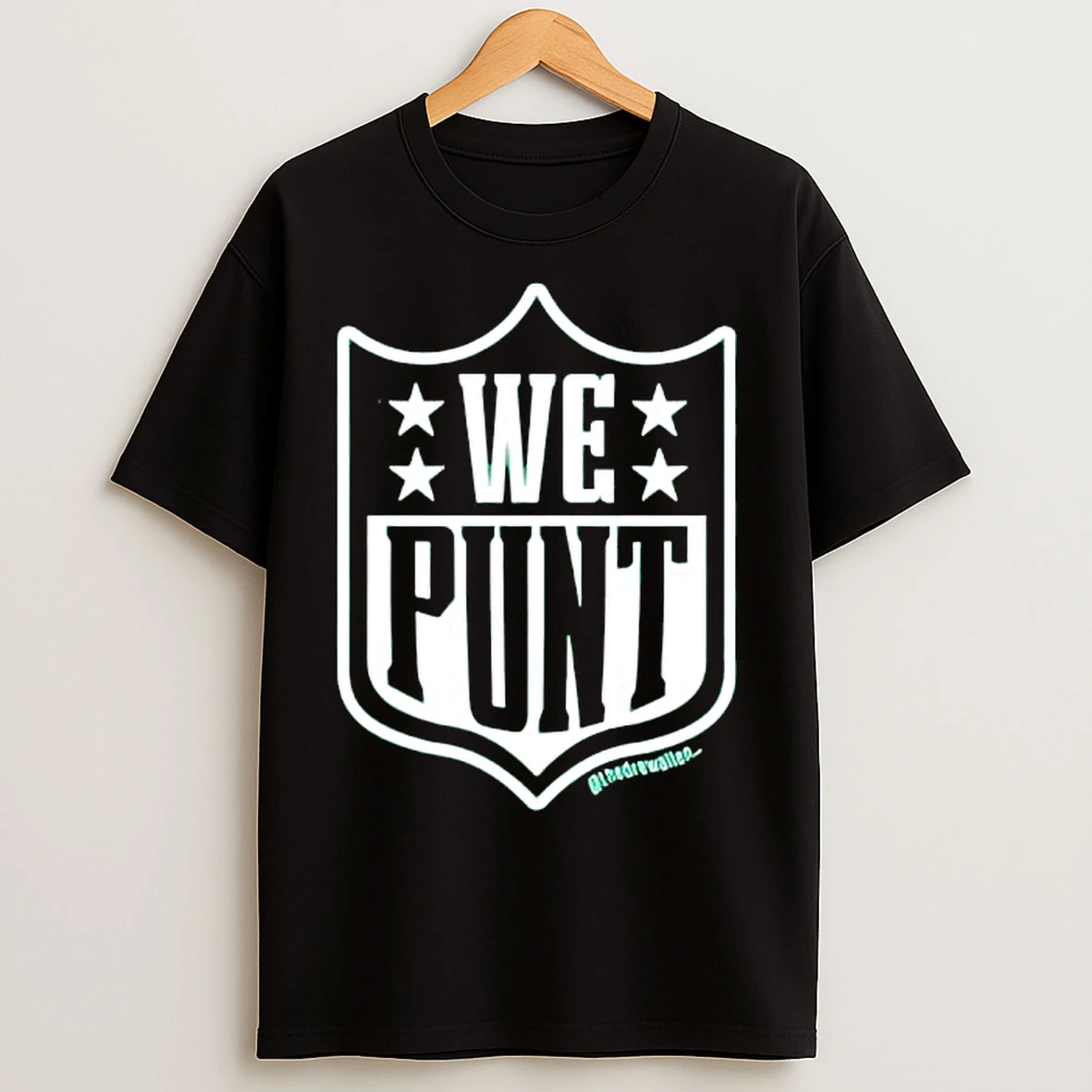 Classic We Punt Nfl Logo Parody T Shirts
