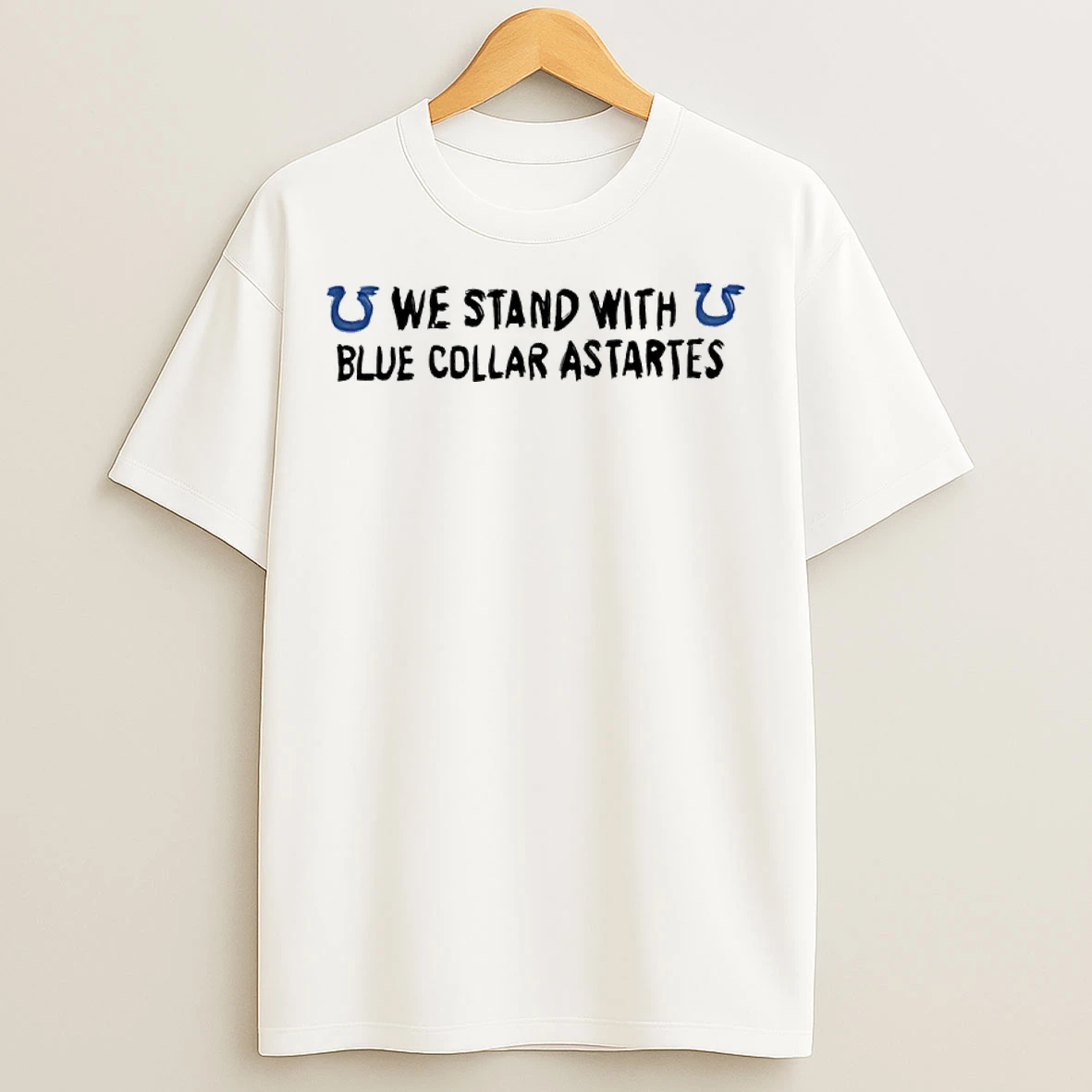 Classic We Stand With Blue Collar Astartes T Shirts