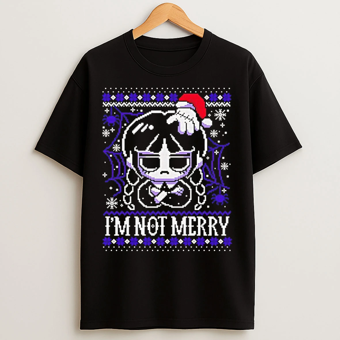 Classic Wednesday Im Not Merry Ugly Christmas T Shirts