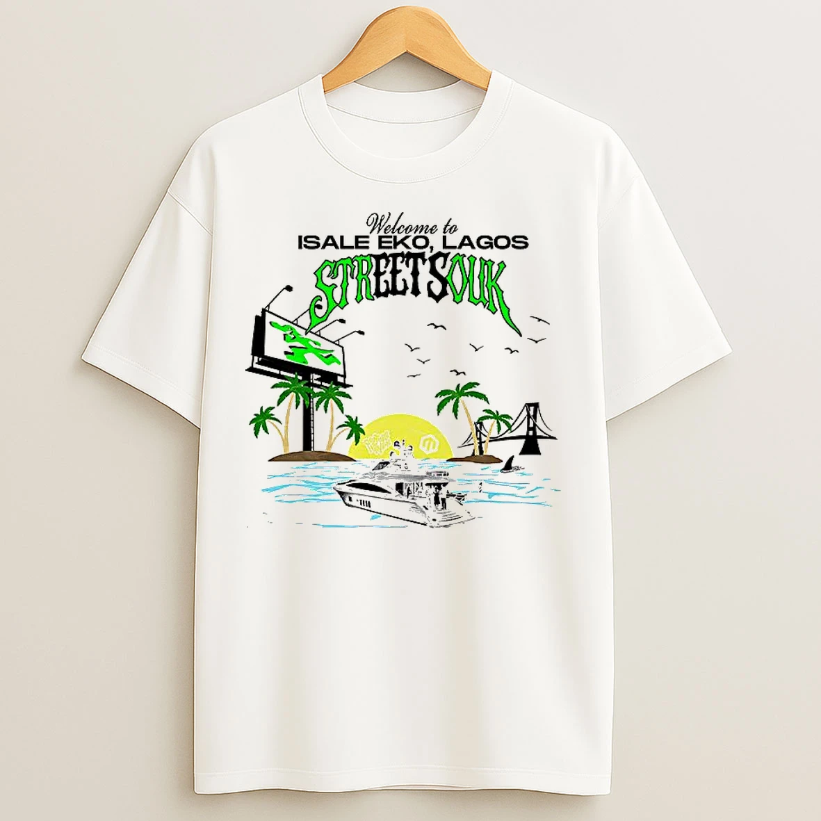 Classic Welcome To Isale Eko Lagos Street Souk T Shirts