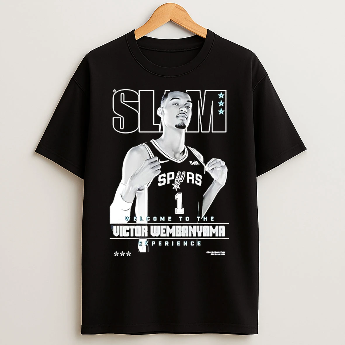 Classic Welcome To Victor Wembanyama Experience San Antonio Spurs Slam T Shirts