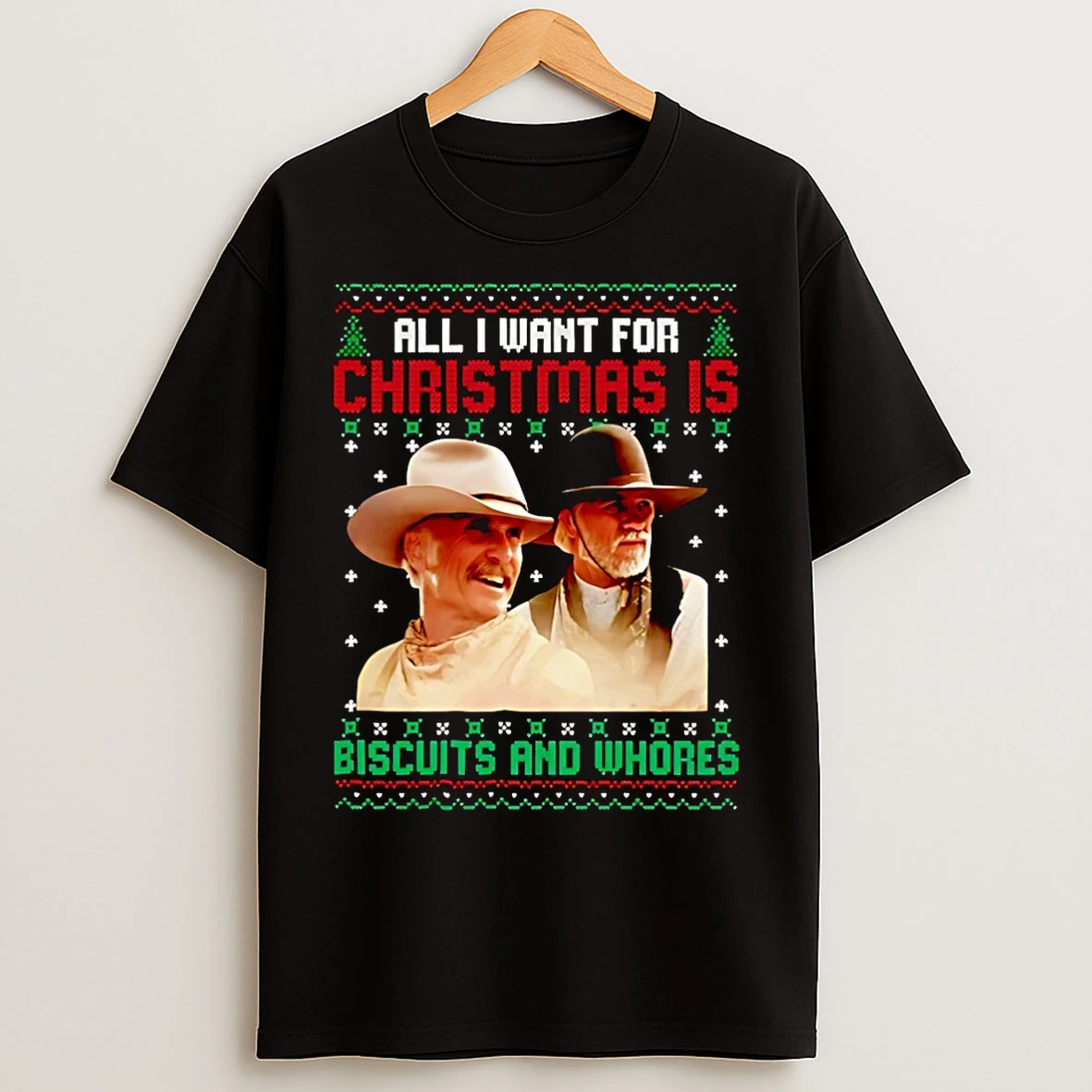 Classic Western Cowboys Biscuits And Whores Christmas Christmas T Shirts