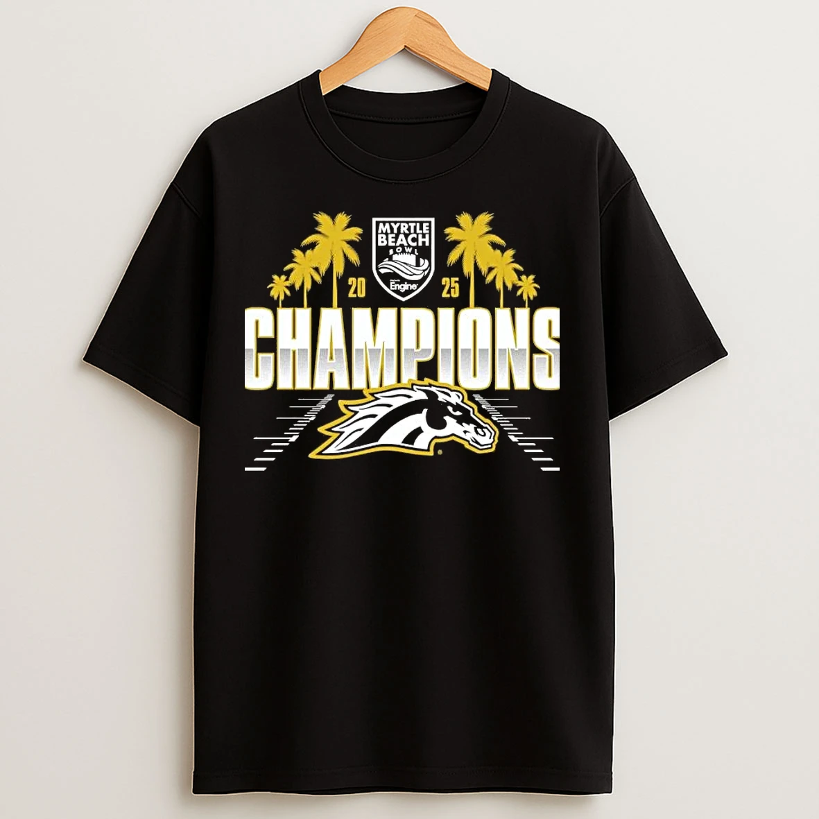 Classic Western Michigan 2025 Myrtle Beach Bowl Champions T Shirts