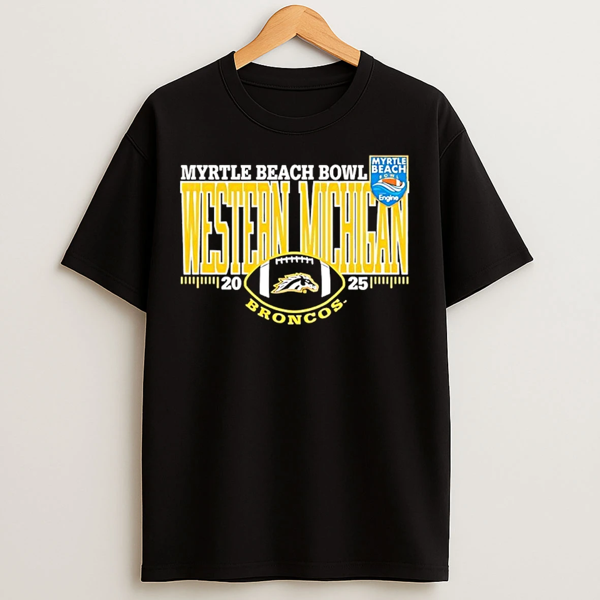 Classic Western Michigan Broncos Myrtle Beach Bowl 2025 T Shirts
