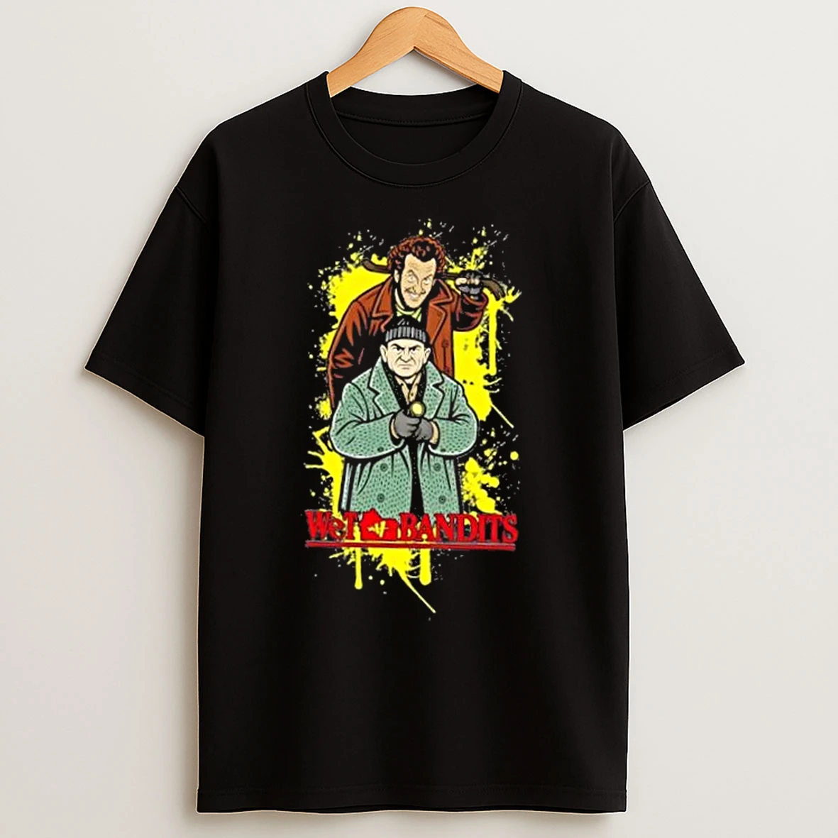 Classic Wet Bandits Harry And Marv Christmas Movie T Shirts