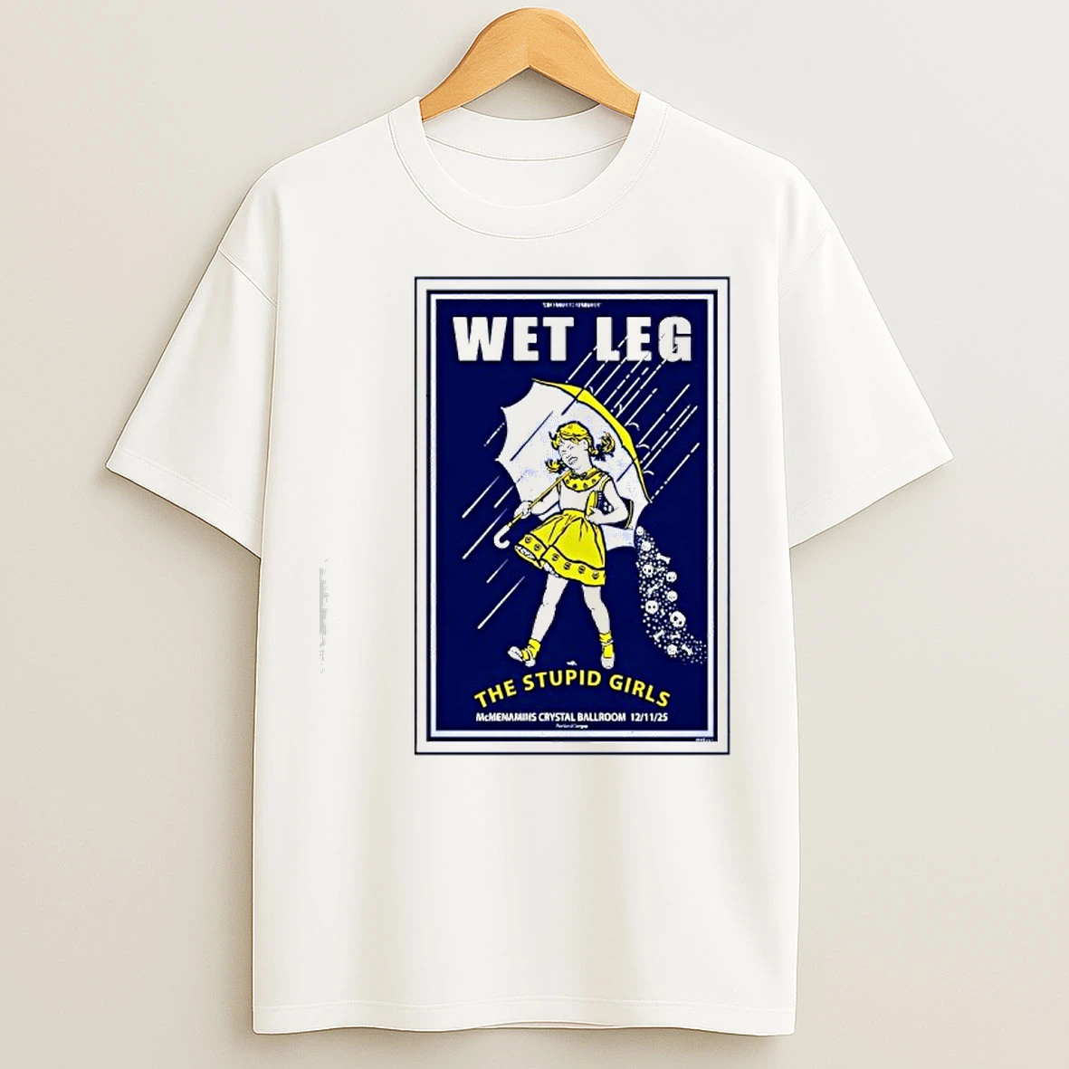 Classic Wet Leg Dec 11 2025 Crystal Ballroom In Portland Or T Shirts
