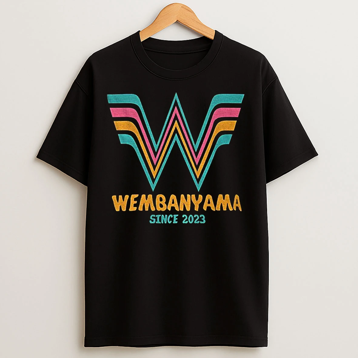 Classic What A Wemby Victor Wembanyama San Antonio Spurs Basketball Fiesta Colors Since 2023 T Shirts
