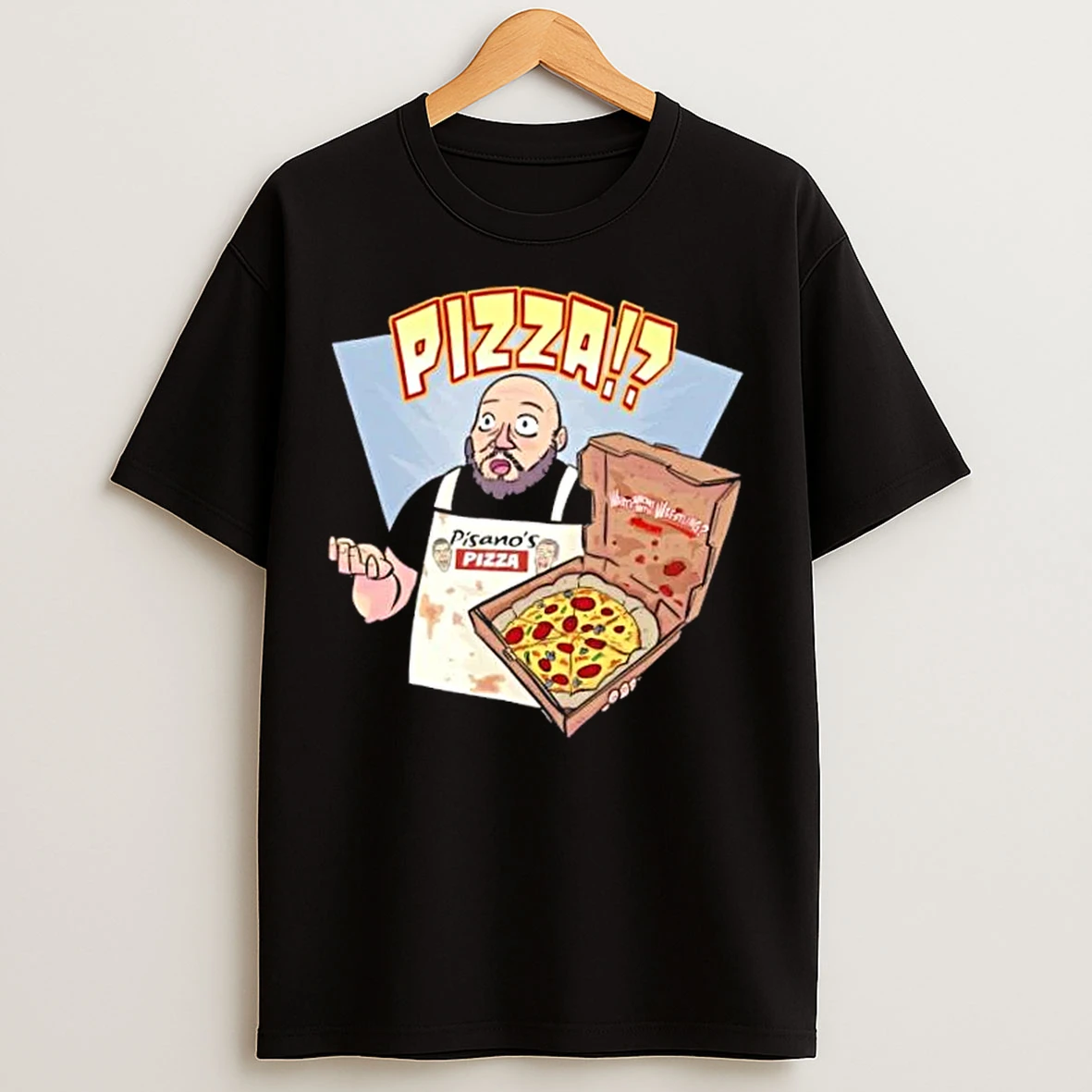 Classic Whats Wrong With Wrestling Pizza T Shirts
