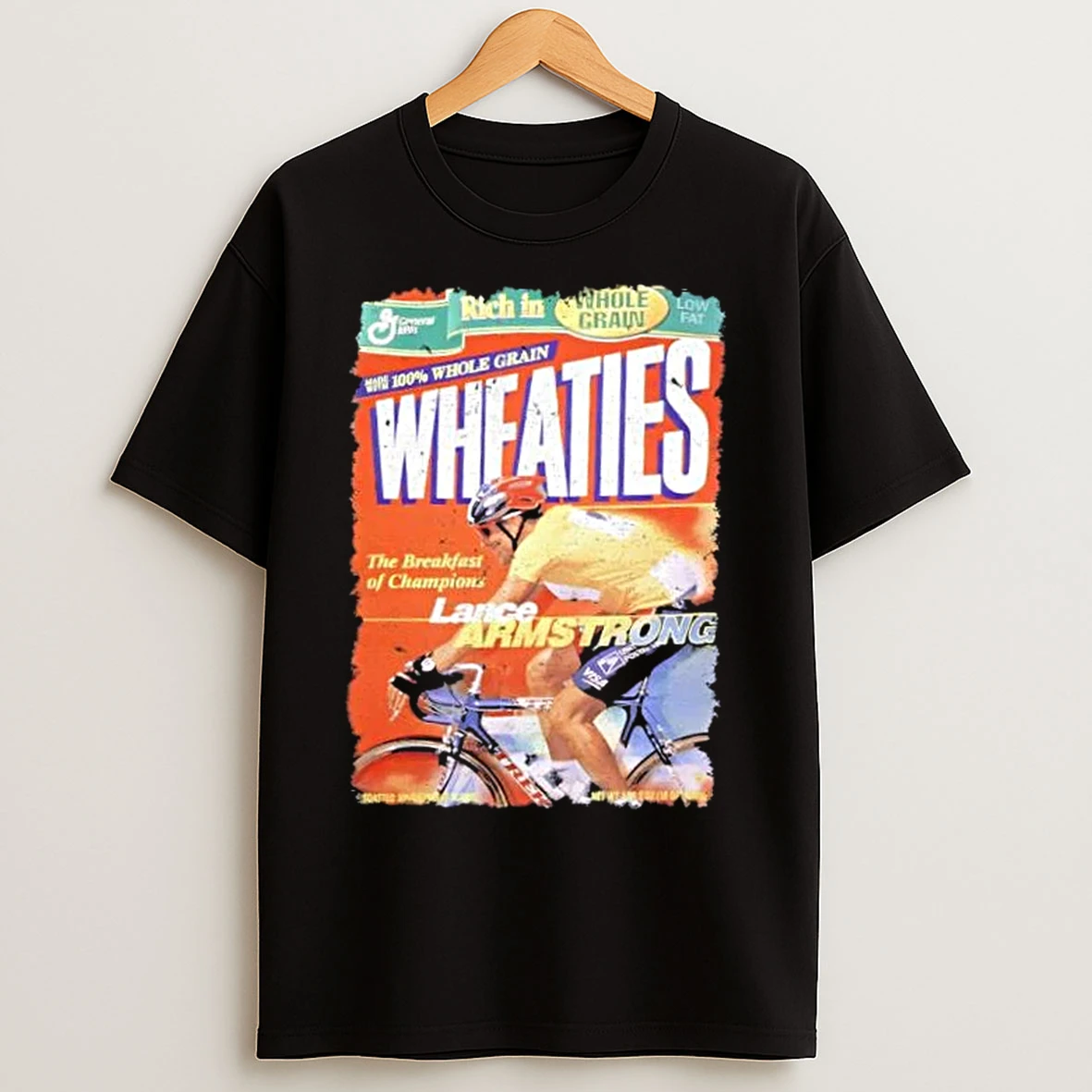 Classic Wheaties Lance Armstrong 1999 Vintage Post T Shirts