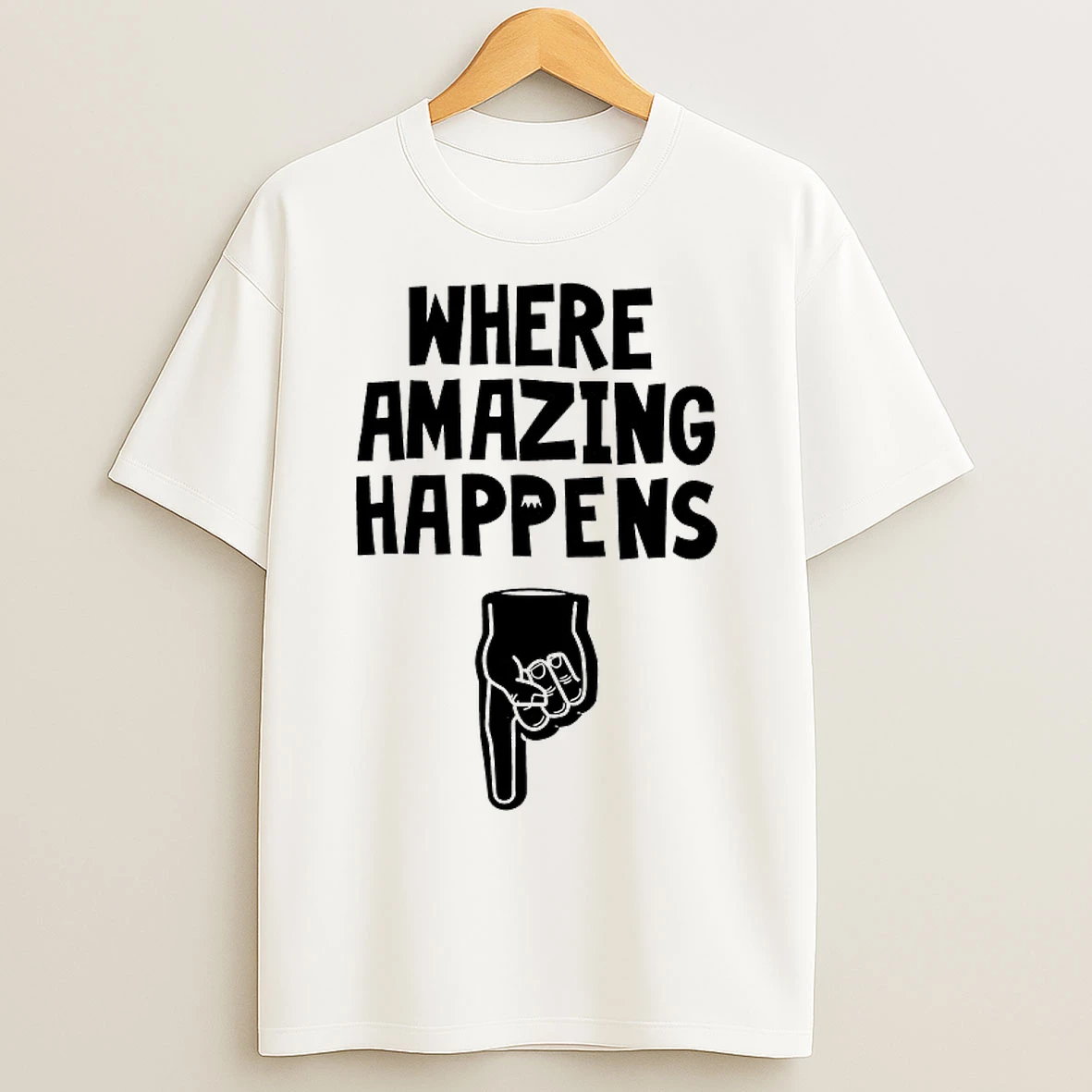 Classic Where Amazing Happens T Shirts