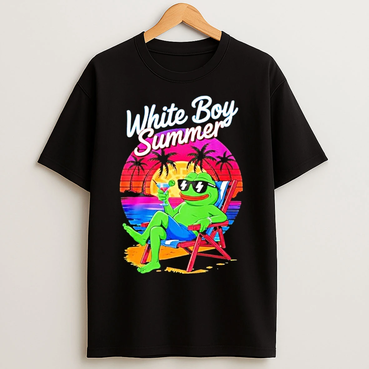 Classic White Boy Summer Pepe Vintage T Shirts