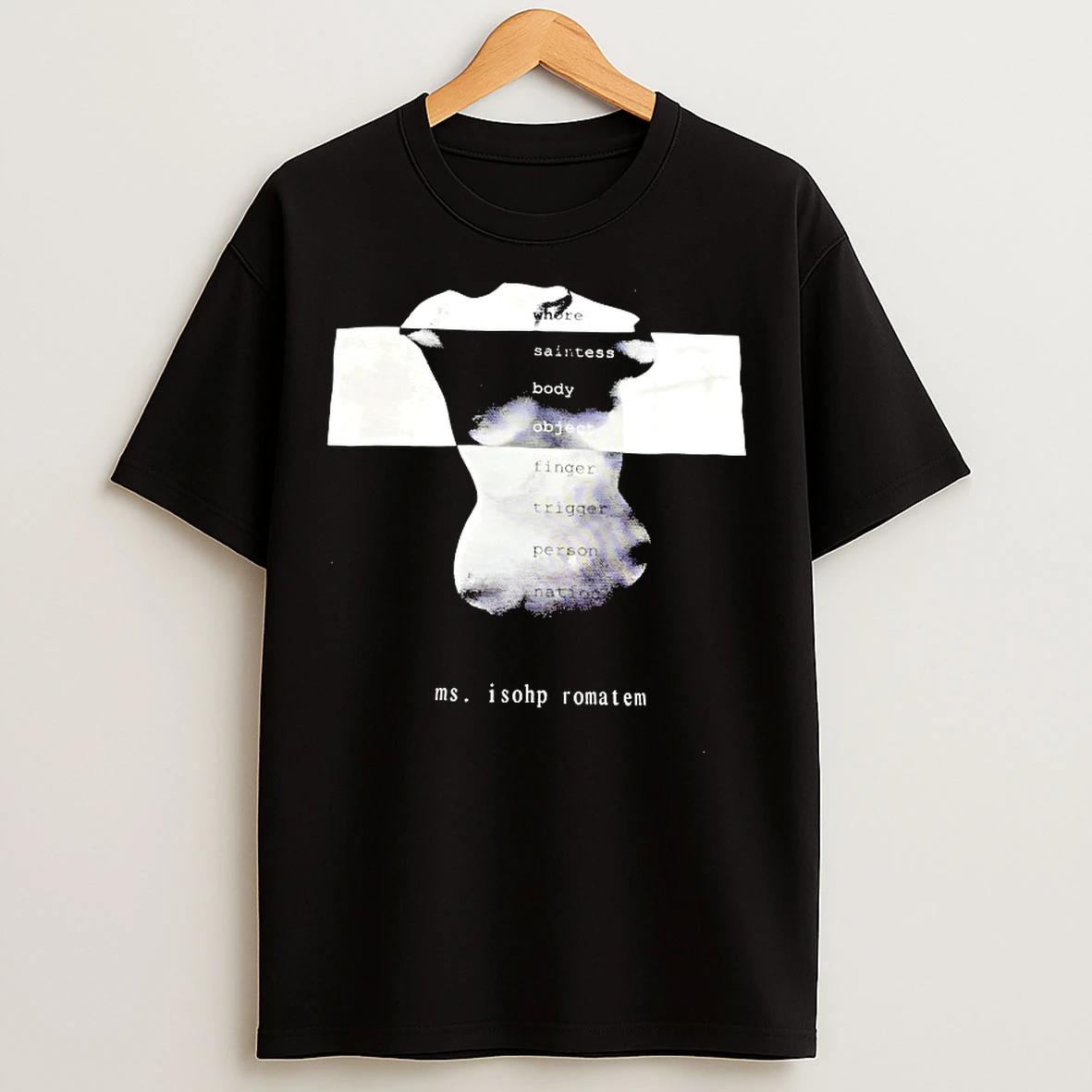 Classic Whore Saintess Body Object Finger Trigger Person Nation T Shirts