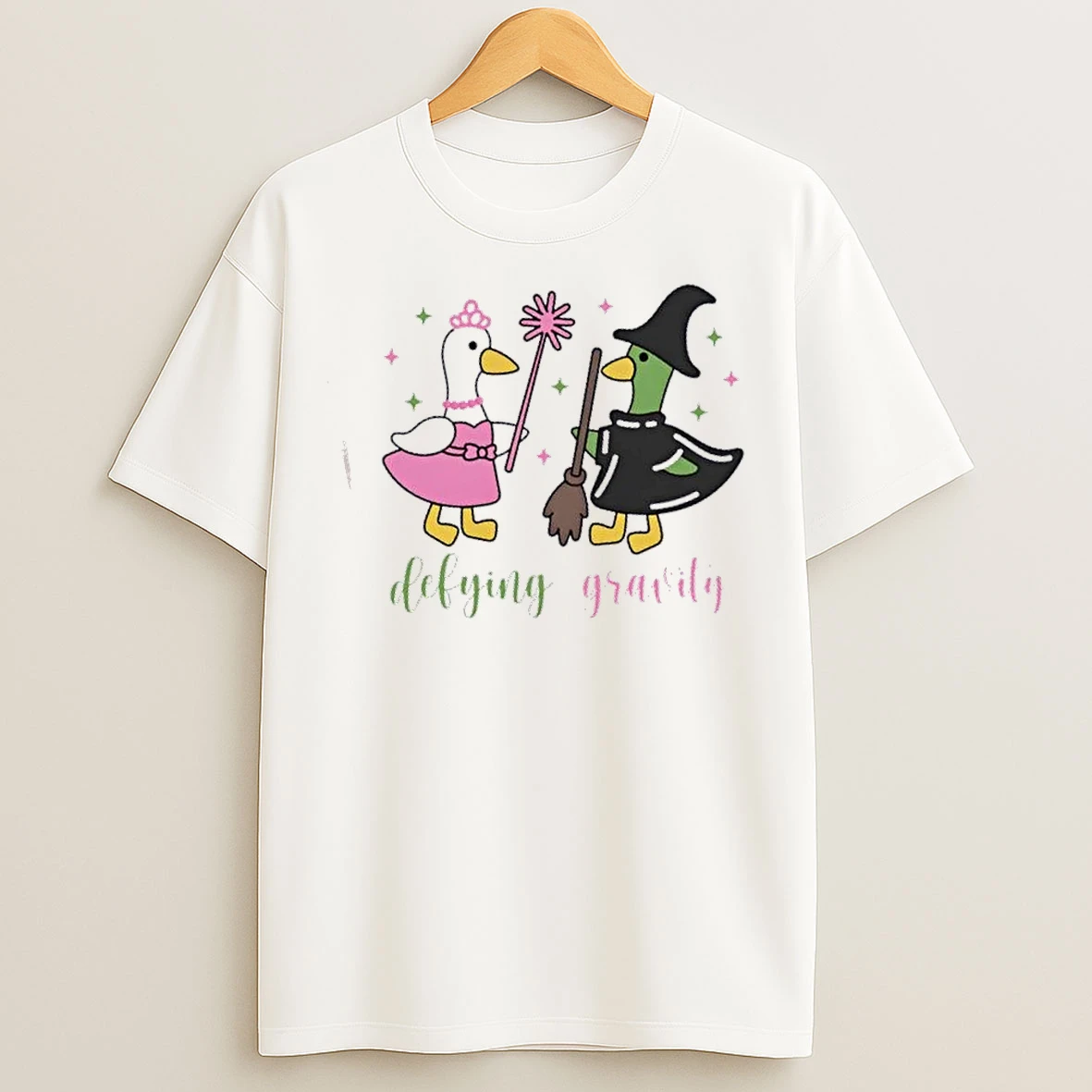 Classic Wicked Goose Defying Gravity Cute T Shirts