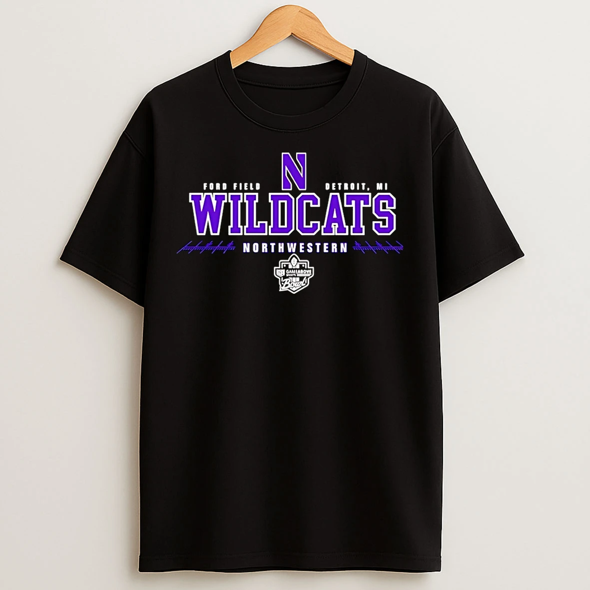 Classic Wildcats Northwestern 2025 Gameabove Sports Bowl Hash Marks Christmas T Shirts